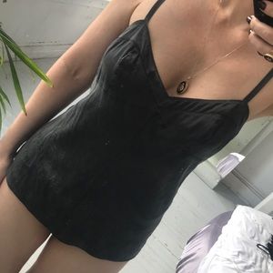 Silk camisole tank top